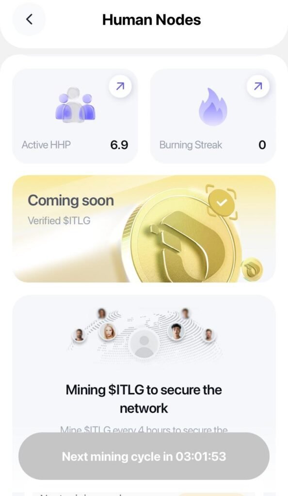 Interlink Network Human Node Burn Mechanism